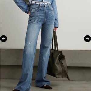 Dena High-Rise Wide-Leg Jeans